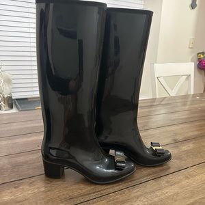 Authentic Salvatore Ferragamo Rain Boots